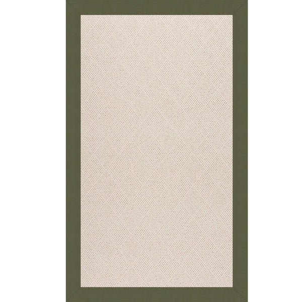 Creative Concepts-White Wicker Classic Sage Indoor/Outdoor Bordere Rectangle image