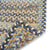 American Legacy Natural Blue Braided Rug Cross-Sewn Back image