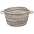 Bear Creek Grey Braided Rug Basket image