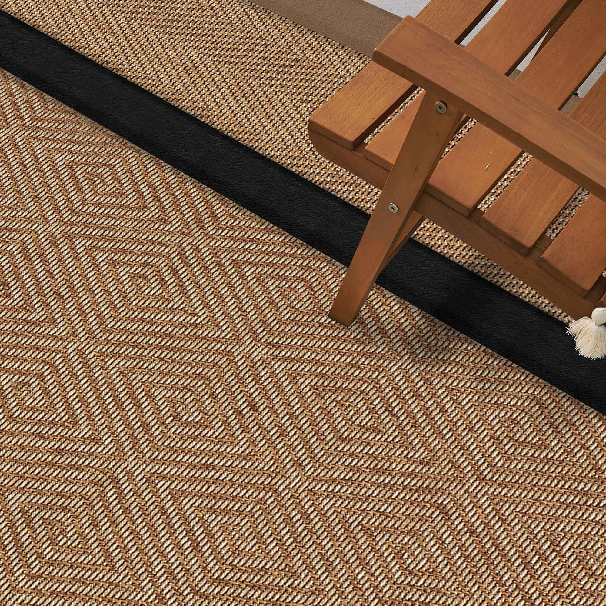 lslamorada diamond rug with chair 