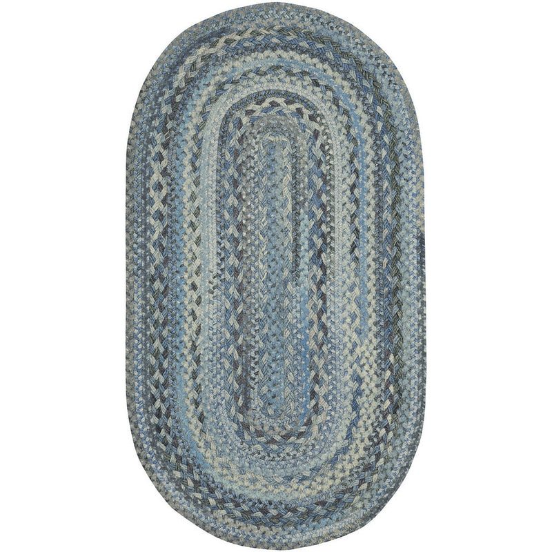 Bayview Slate Braided Rug Oval SiloV image