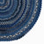 Bayview Twilight Blue Braided Rug Round Corner image