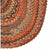 Bayview Cinnabar Braided Rug Oval Corner image