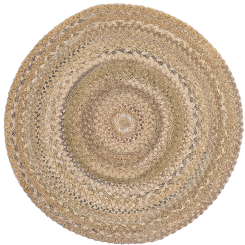 Bayview Neutral Braided Rug Round SiloC image