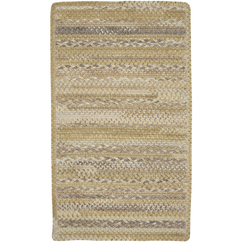 Bayview Neutral Braided Rug Cross Sewn Rectangle SiloX image