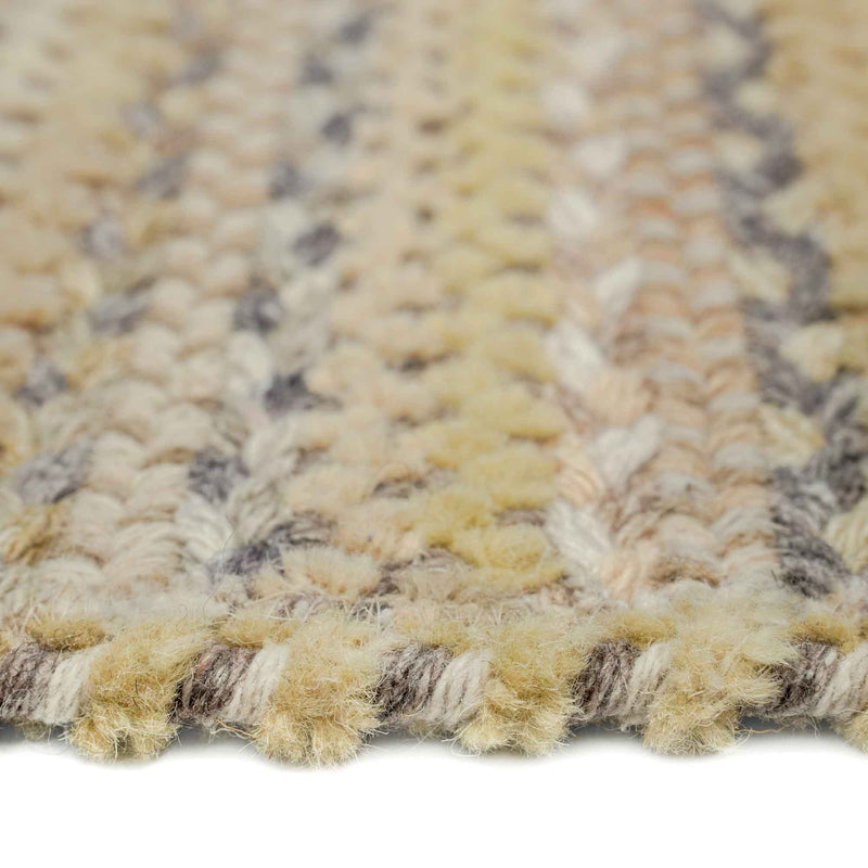 Bayview Neutral Braided Rug Cross Sewn Rectangle Cross Section image