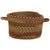 Homecoming Evergreen Braided Rug Basket SiloB image