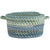 Homecoming Sky Blue Braided Rug Basket SiloB image