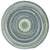 Homecoming Sky Blue Braided Rug Round SiloC image