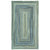 Homecoming Sky Blue Braided Rug Concentric SiloQ image