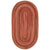 Homecoming Rosewood Red Braided Rug Oval SiloV image