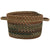 Homecoming Chestnut Brown Braided Rug Basket SiloB image