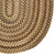 Homecoming River Rock Braided Rug Oval Corner image