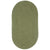 Heathered Sage Green Braided Rug Oval SiloV image