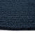 Heathered Pinwheel Navy Blue Solid Braided Rug Oval Cross Section image