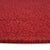 Heathered Scarlet Red Solid Braided Rug Rectangle Cross Section image