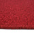 Heathered Scarlet Red Solid Braided Rug Oval Cross Section image