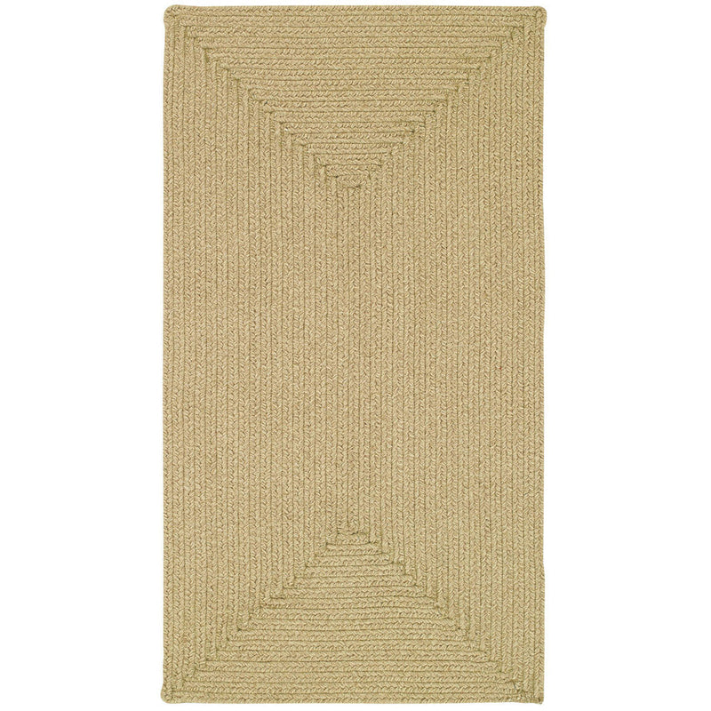 Heathered Beige Braided Rug Concentric SiloQ image