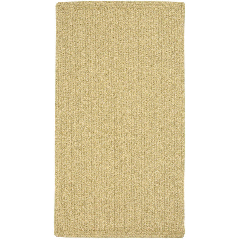 Heathered Beige Braided Rug Rectangle SiloR image