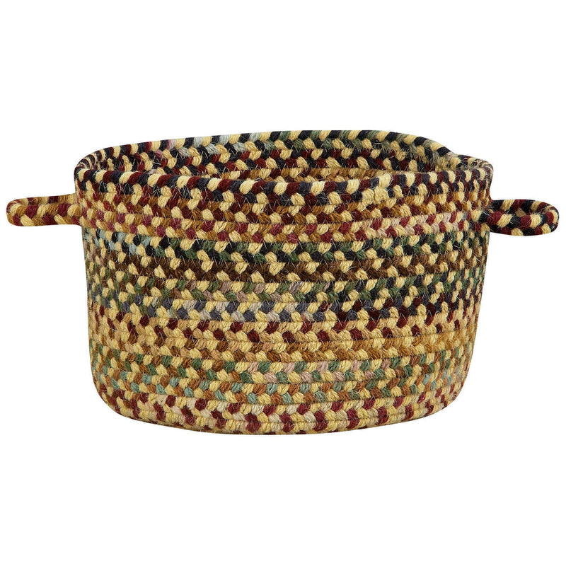 Gramercy Gold Braided Rug Basket SiloB image