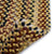 Gramercy Gold Braided Rug Concentric Back image