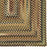 Gramercy Gold Braided Rug Concentric Corner image