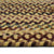 Gramercy Gold Braided Rug Concentric Cross Section image