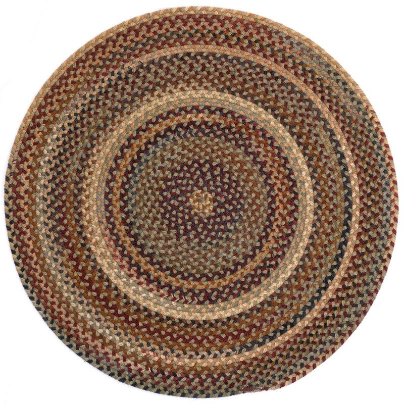 Gramercy Sage Braided Rug Round SiloC image