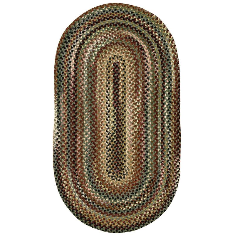 Gramercy Sage Braided Rug Oval SiloV image