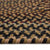 Gramercy Black Braided Rug Concentric Cross Section image