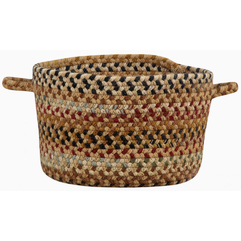 Gramercy Tan Braided Rug Basket SiloB image