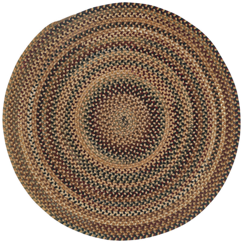 Gramercy Tan Braided Rug Round SiloC image