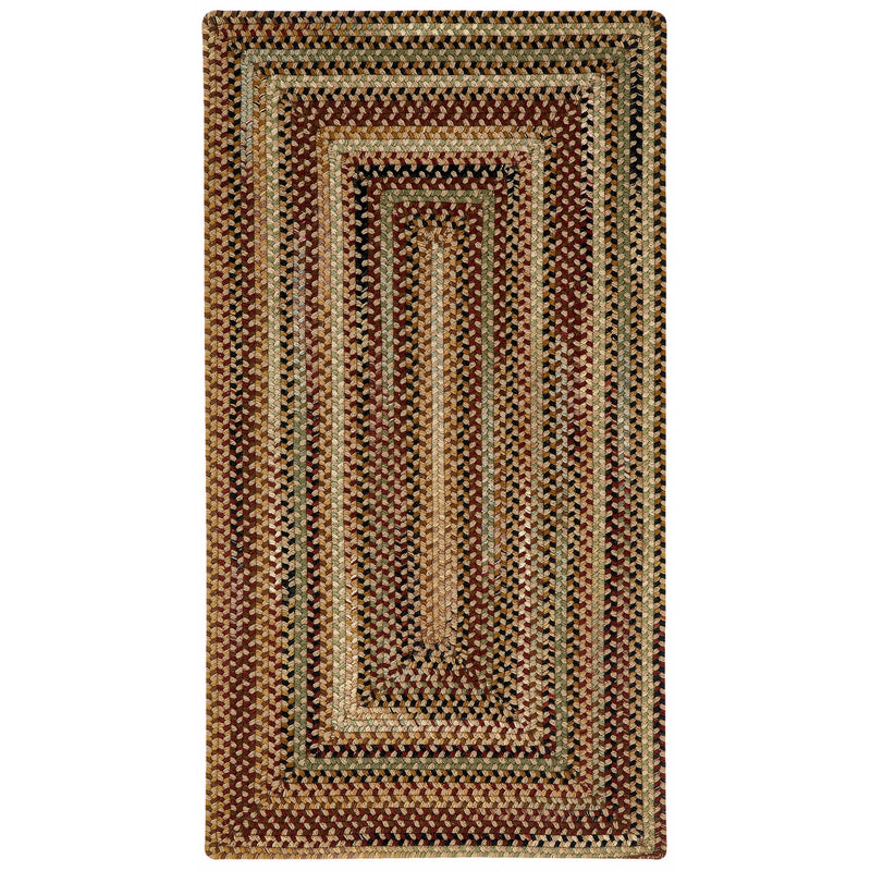 Gramercy Tan Braided Rug Concentric SiloQ image