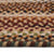 Gramercy Tan Braided Rug Concentric Cross Section image