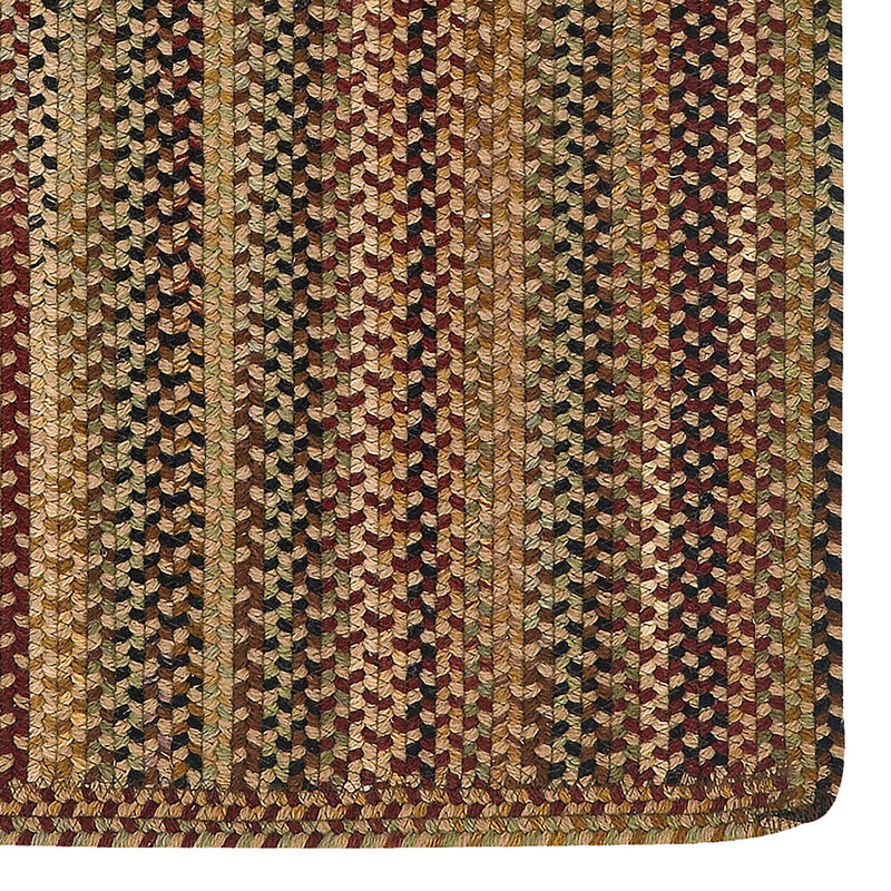 Gramercy Tan Braided Rug Rectangle Corner image