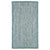 Sea Glass Ocean Blue Braided Rug Rectangle SiloR image