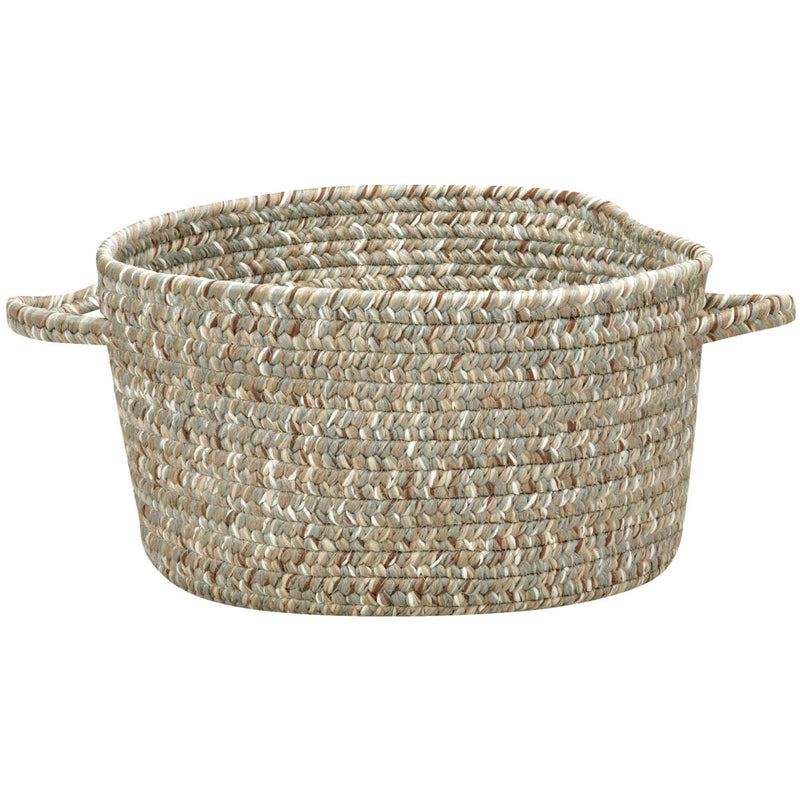 Sea Glass Spa Braided Rug Basket SiloB image