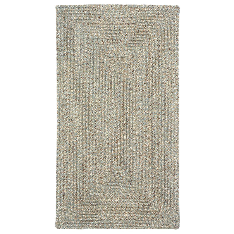 Sea Glass Spa Braided Rug Concentric SiloQ image