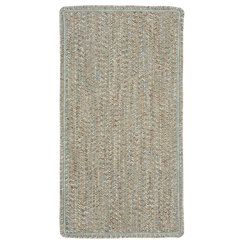 Sea Glass Spa Braided Rug Rectangle SiloR image