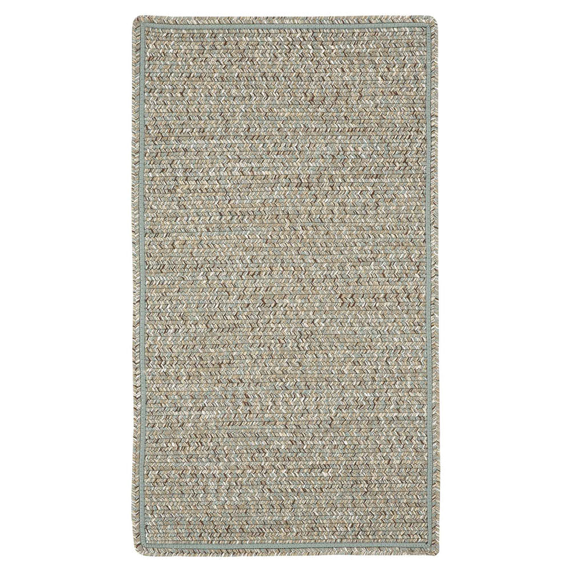 Sea Glass Spa Braided Rug Cross-Sewn SiloX image