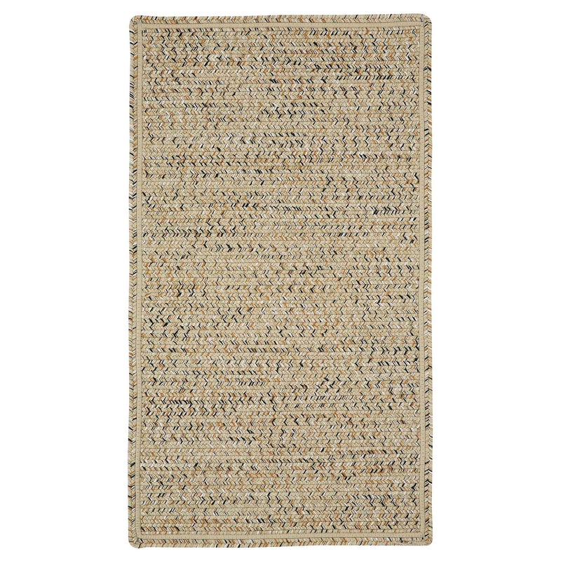 Sea Glass Shell Braided Rug Cross-Sewn SiloX image