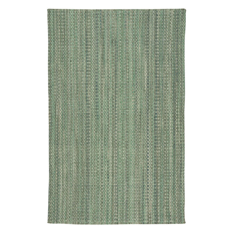 Worthington Seafoam Flat Woven Rug Vertical Stripe Rectangle SiloR image