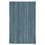 Worthington Lake Blue Flat Woven Rug Vertical Stripe Rectangle SiloR image