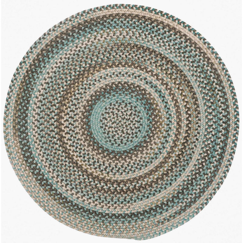 American Legacy Prairie Braided Rug Round SiloC image