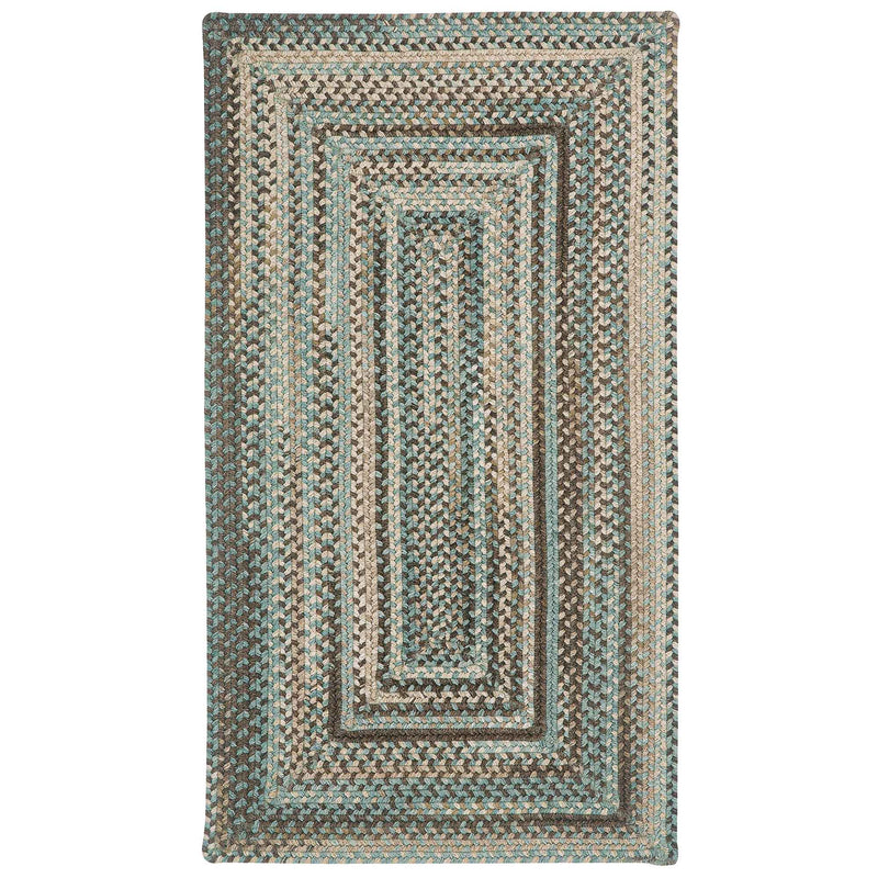 American Legacy Prairie Braided Rug Concentric SiloQ image