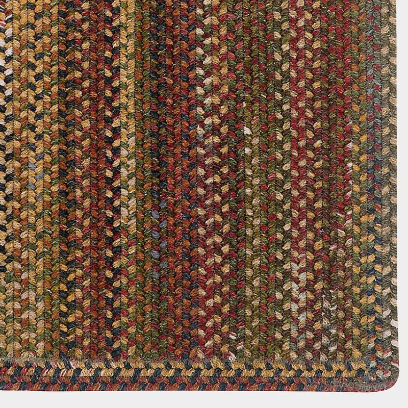 American Legacy Antique Multi Braided Rug Rectangle Corner image