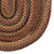 American Legacy Antique Multi Braided Rug Oval Corner image