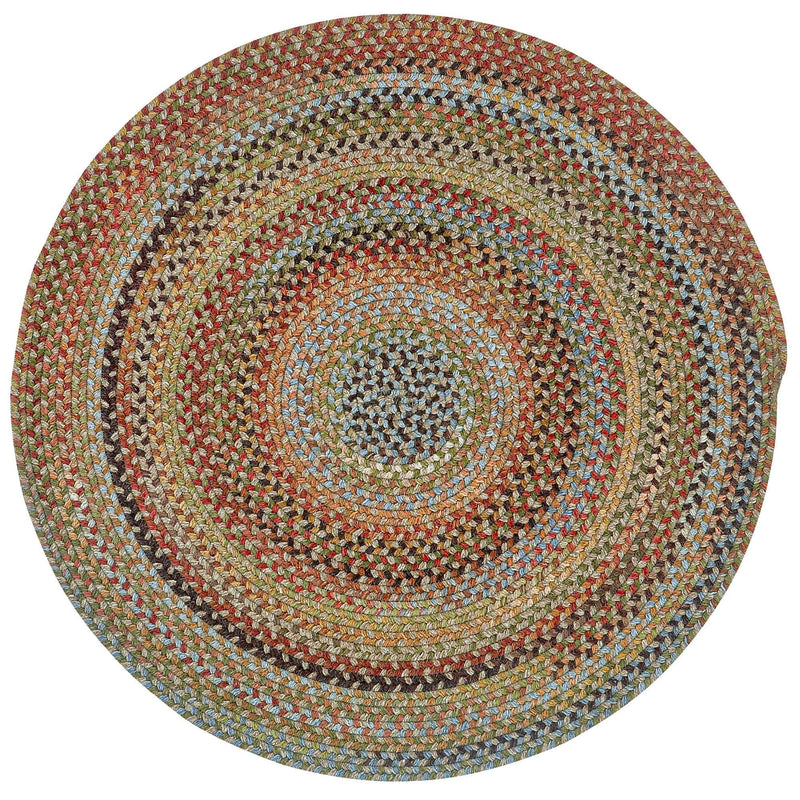 American Legacy Tuscan Braided Rug Round SiloC image