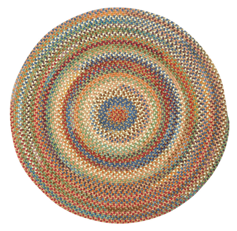 American Classic Cinnamon Braided Rug Round image