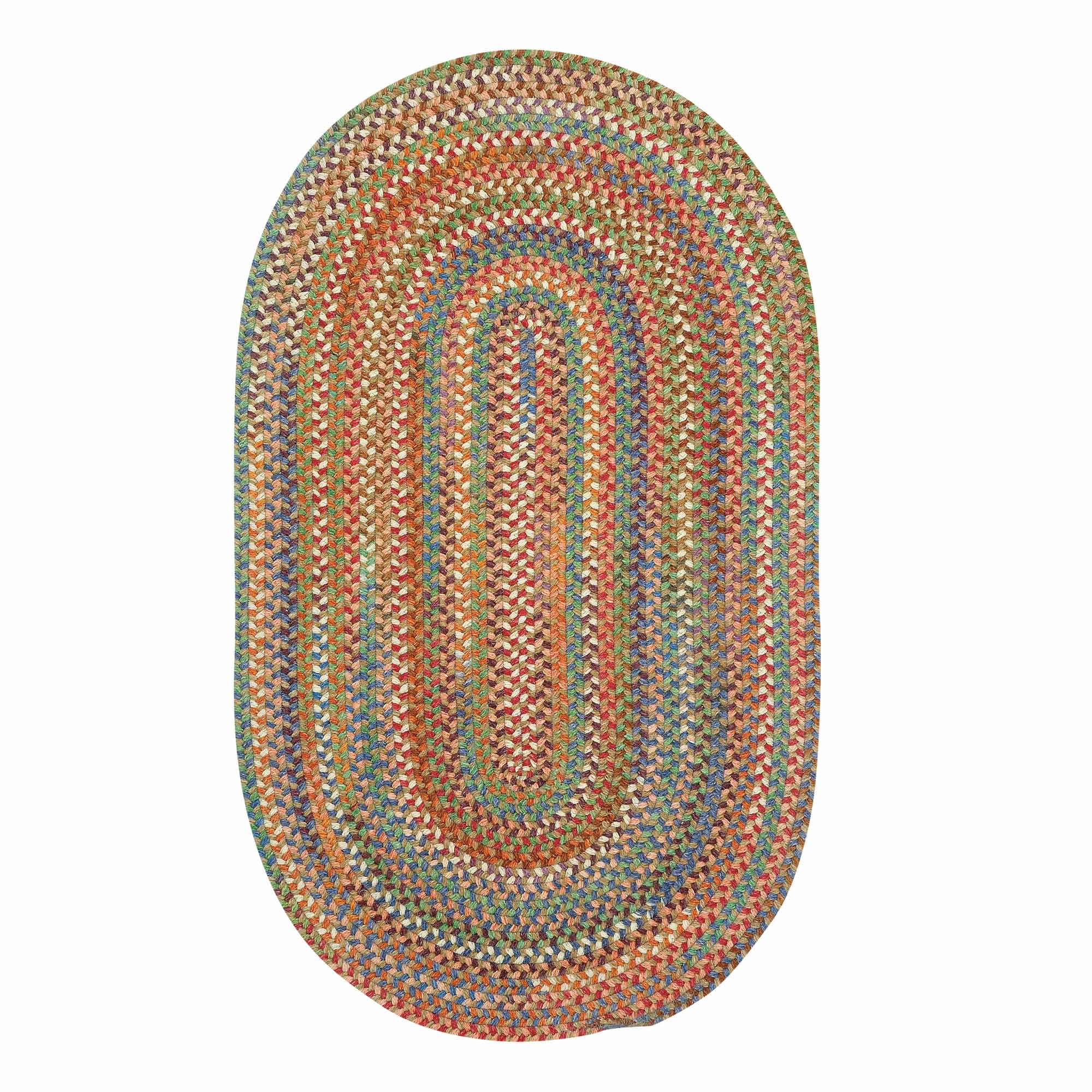 American Classic Cinnamon Braided Rug Oval image